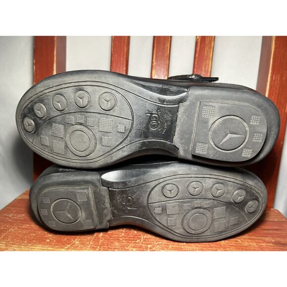 Gravity Defyer Black Leather Adjustable Slip On Maryjanes Shoes Women's … - Picture 7 of 9